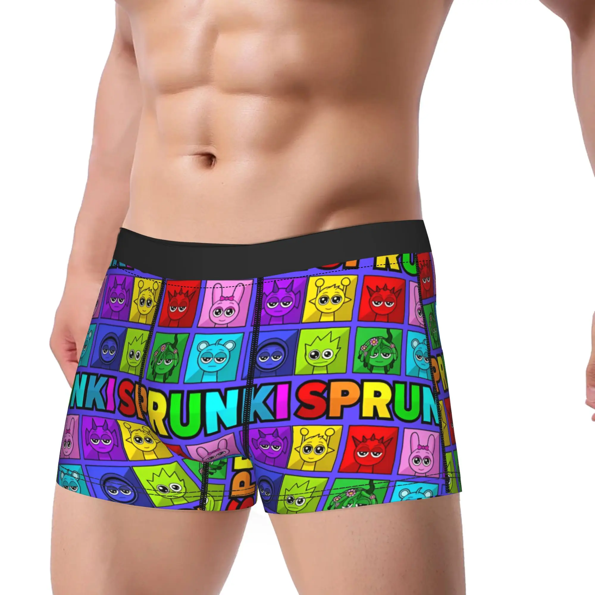 Sprunki personajes juego hombre ropa interior Durple Pinki Jevin Sky ...