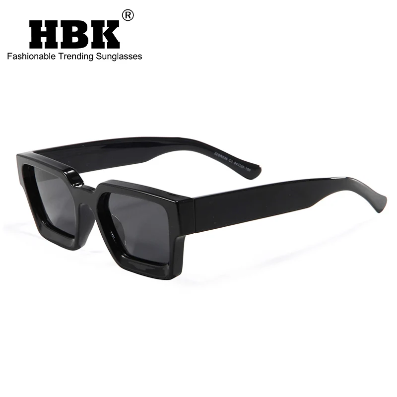 

HBK Polarized Square Sunglasses Men TR Frame High Quality Sun Glasses Women Fashion Brand Designer Driving Oculos UV400