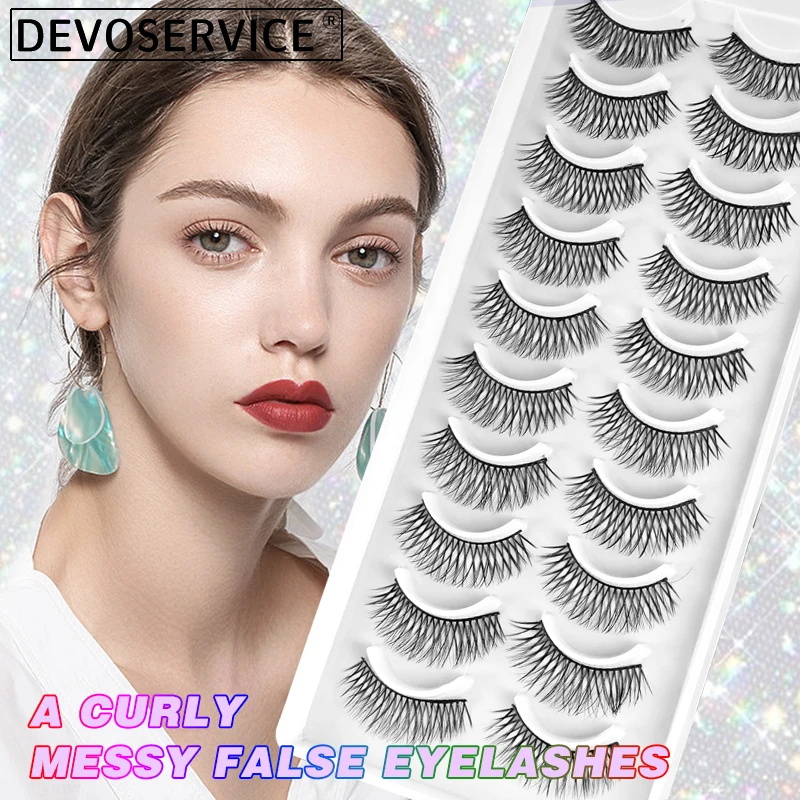 

Lashes 10 Pairs 3D Mink Eyelashes Dramatic Thick Fluffy Lashes Reusable Natural False Eyelash Extension Maquiagem Faux Cils