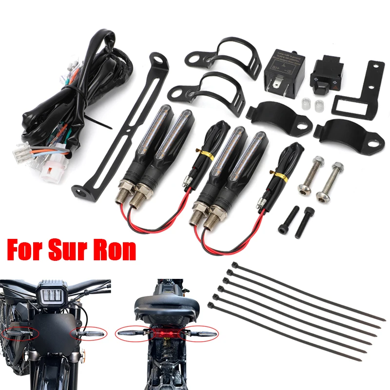 Plug And Play Street Legal Kit Indicatori Di Direzione Per Sur Ron Segway X160 X260 Talaria Sting Dirt Bike Atv Bici Elettrica