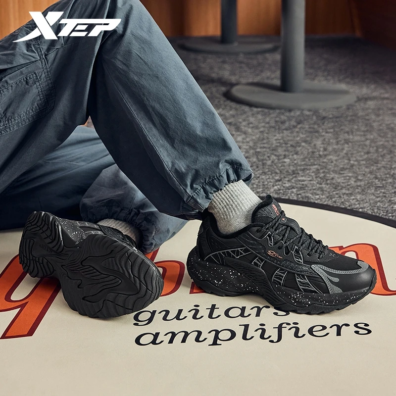 Xtep Flame 5.0 Men's Cotton Shoes 2024 Winter Comfortable