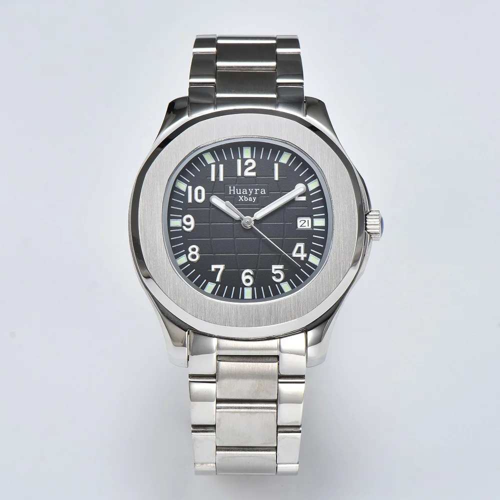 2023 New Black Dial Top Luxury Automatic Mechanical Men's Watch Waterproof Sports Date Table Butterfly Buckle Automatic ST16