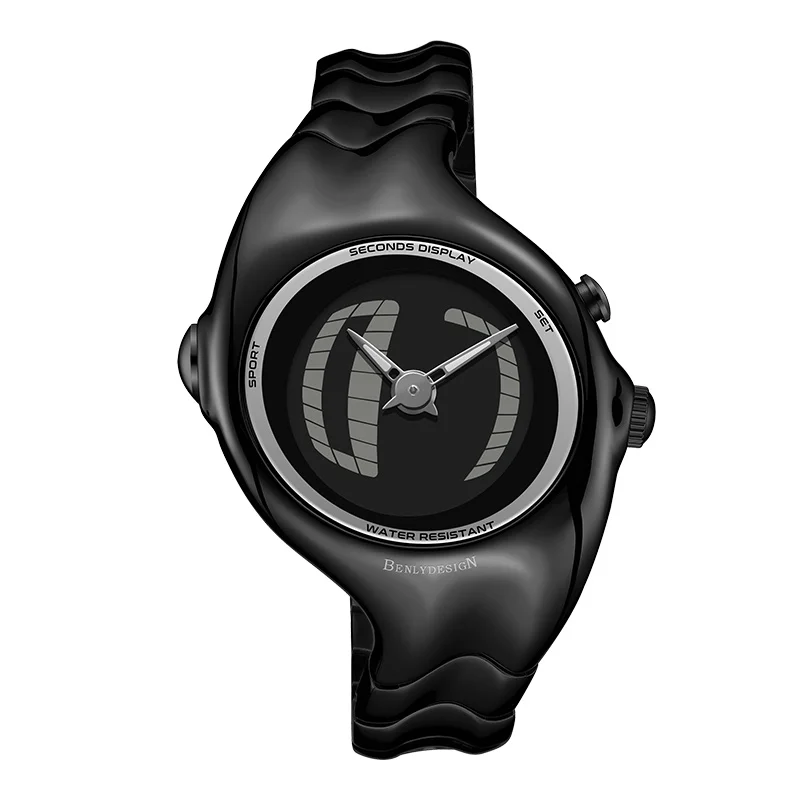 時計 [Y2K] IB BENLYDESIGN GL570 Benlydesign - ユニークなメタル時計 GL570