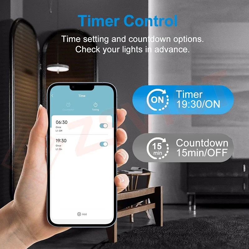 Tuya Smart Zigbee Switch With Weather time display Human body induction function 4 Gang Wall Light Button Switch remote control smart switch smart wall switch smart light switch wifi switch smart wifi switch wireless switch light sensor switch