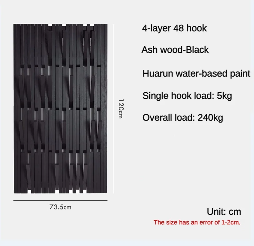 Ash Wood Black 48