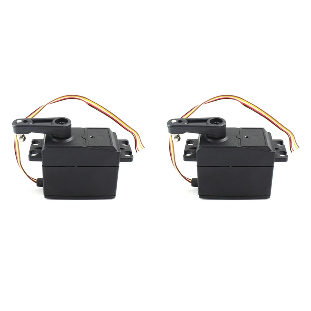 BAAU 2X 5 Wire Steering Servo with Servo Arm 104001-1923 for 104001 1/10 RC Car Spare Parts Accessories