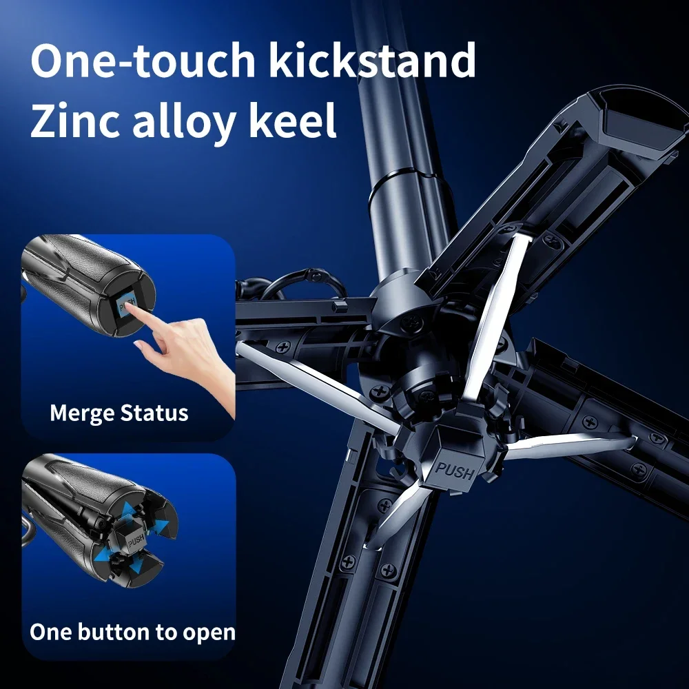 Upgrade Magnetic Selfie Stick Tripod with Wireless Remote Control for Smartphones