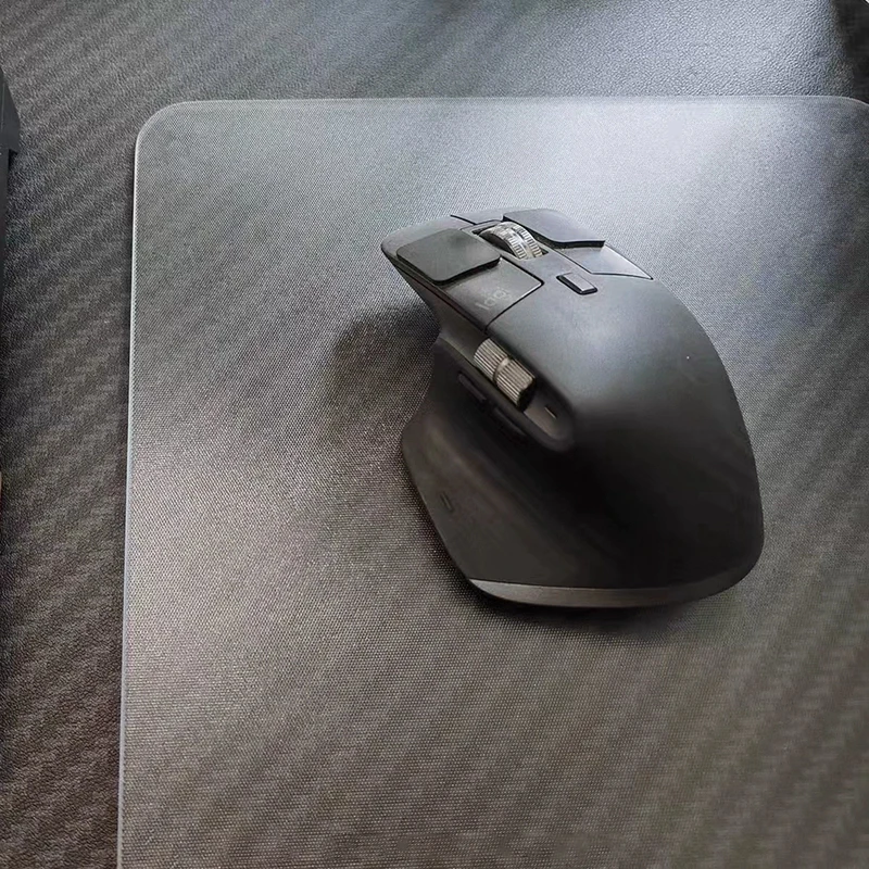 Clear Tempered Glass Gaming Mouse Pad - XXL Transparent Surface for Optimal Performance