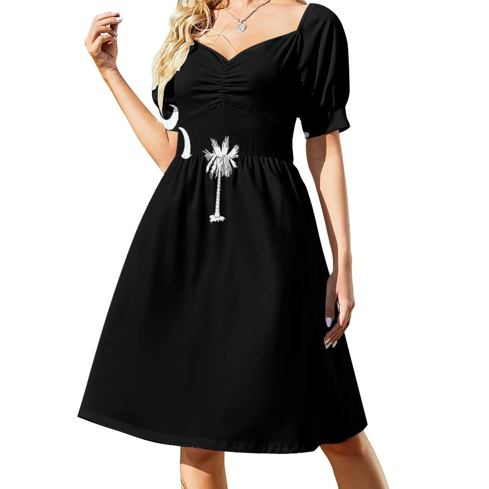 

Flag of South Carolina - Black Dress dress summer 2023 women elegant dresses plus sizes