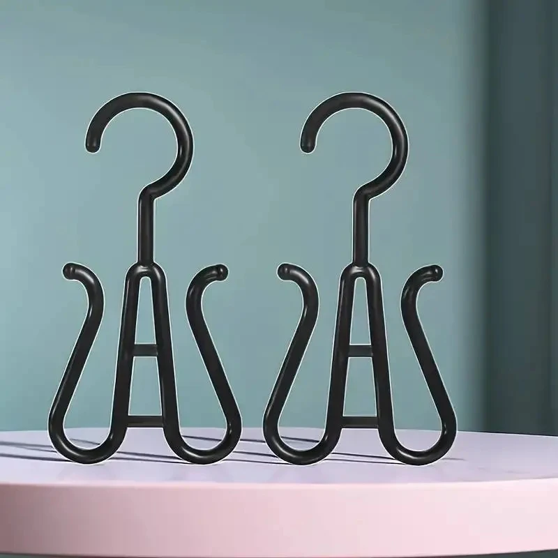 حقيبة تخزين مع شماعات للشعر المستعار ، حامل شعر مس...