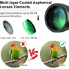 12X50 HD Professional Binoculars Telescope Long Range High Magnification IPX4 Waterproof Telescope,For Birdwatching Spyglass 5
