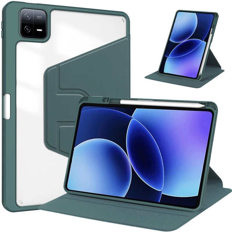 Enhanced Protective 360 Rotating Tablet Case with Pen Holder