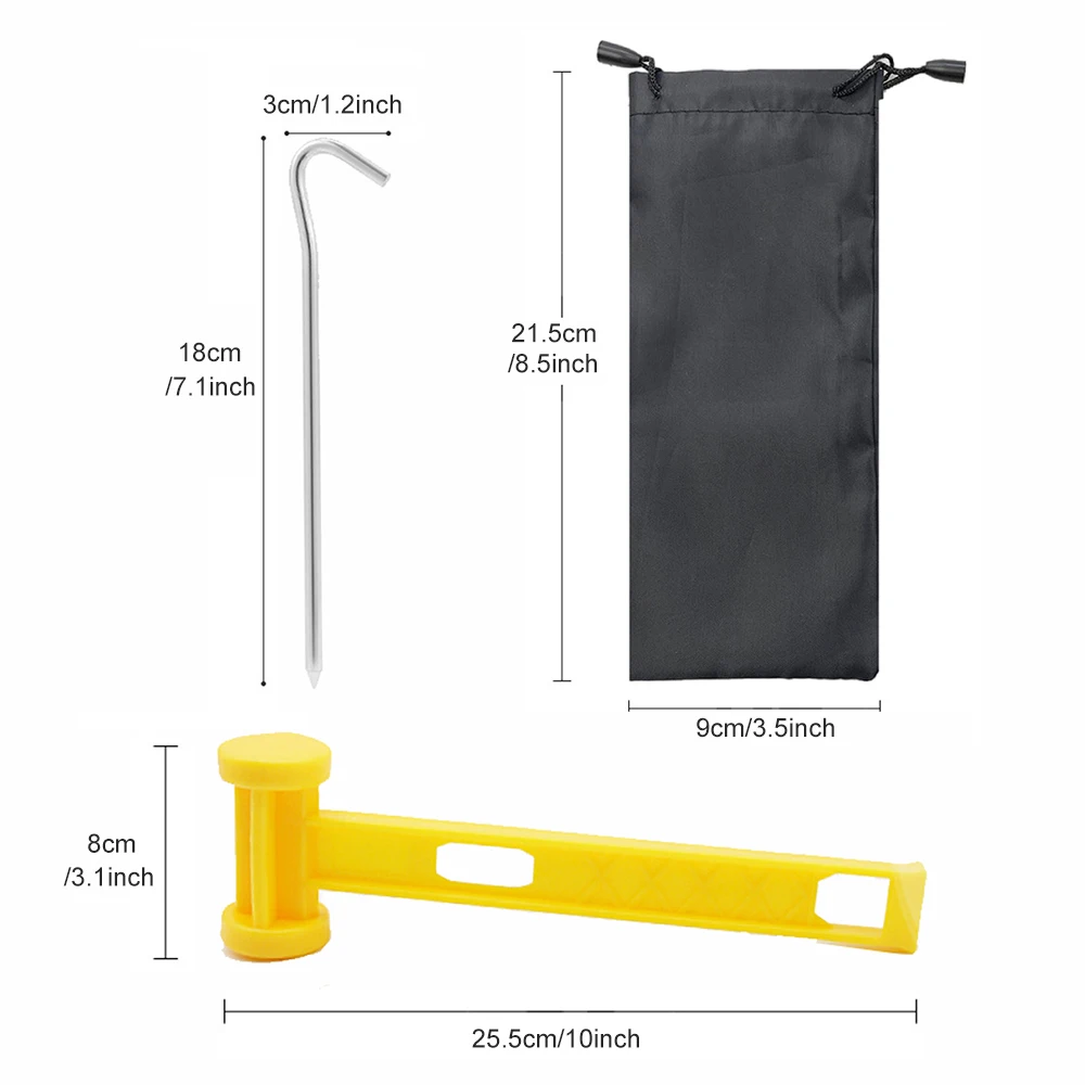 10 Pack Tent Pegs 4