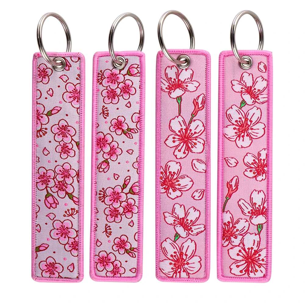 

Sakura Novel Cartoon Car Keychain Keys Holder Accessories Keychains for Men Women Keyring Gift Fashion Jewelry 1pcs