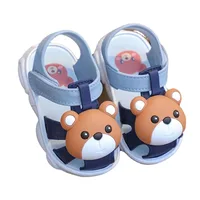 High Quality Comfortable Breathable Baby Children Outdoor Sandals Simple Versatile Cute Cartoon Boys Girls Infants Walking Shoes 5
