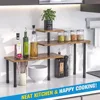 Countertop Organizer Organization 3 Tier Moveable Corner Shelf for Kitchen Bathroom Spice Rack Coffee Area Over Sink Dresser 4