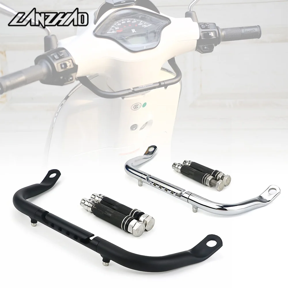 Per Vespa Gts 250 300 Gtv 2013-2023 Moto Premium Alluminio Balance Bar Stabilizzatore Braccio Rider Asta Di Supporto Nero Argento