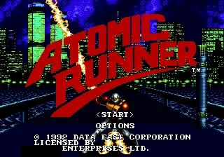 Scheda Di Gioco Atomic Runner 16Bit Md Per Sega Mega Drive Per Sistema Genesis