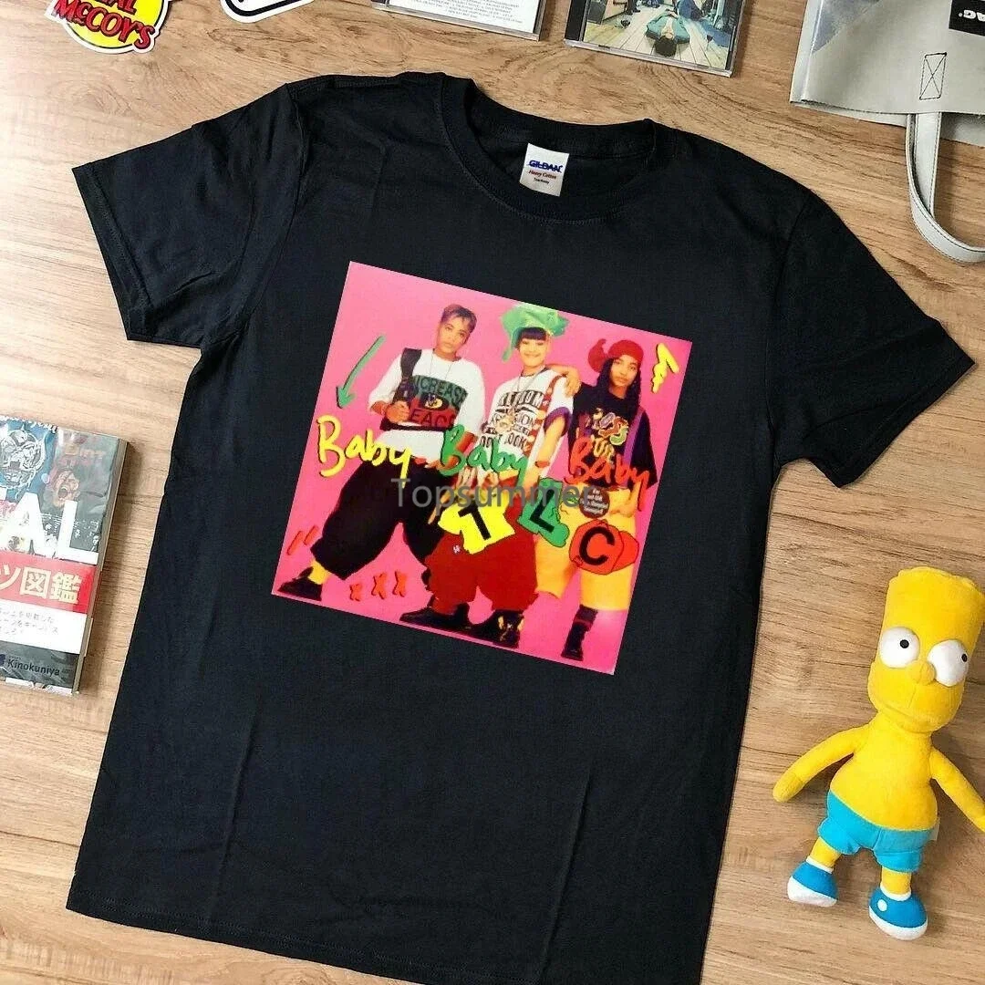 Vtg редкий-T EE - Tlc Baby 90S Топ перепечатан-ограниченная версия