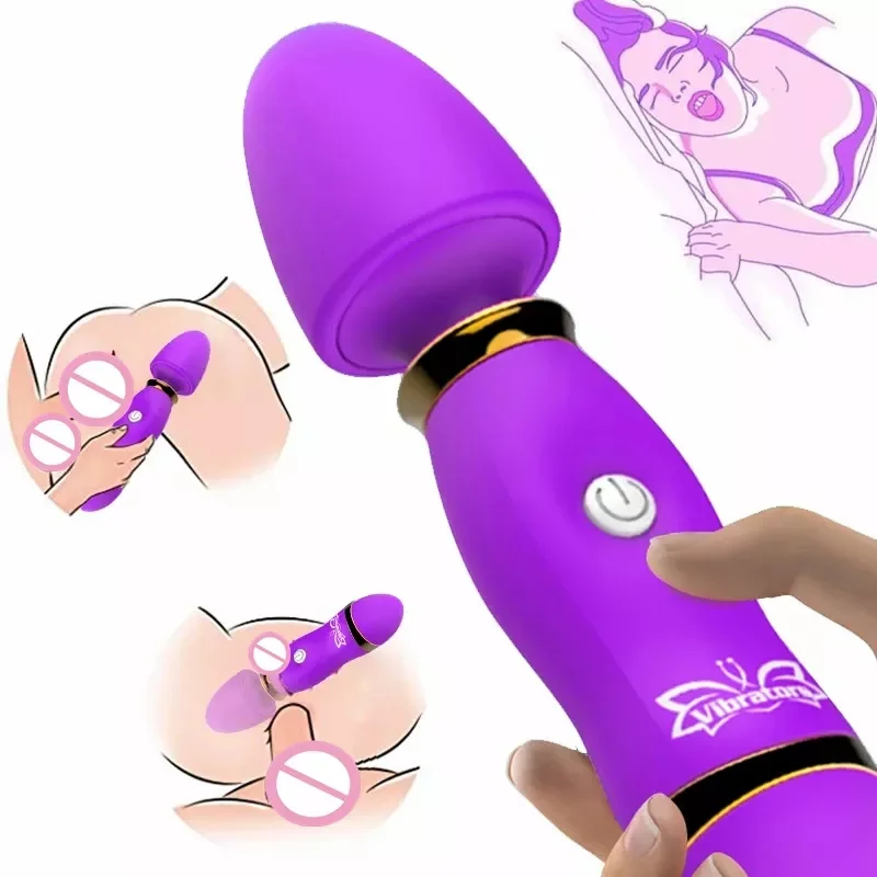 12 Modes Powderful Clitoris Vibrator For Women Sex Toys Portable Magic AV Wand G-spot Massager Free Shipping S51b67959c3a149d8a4b22df73ff3ad43w
