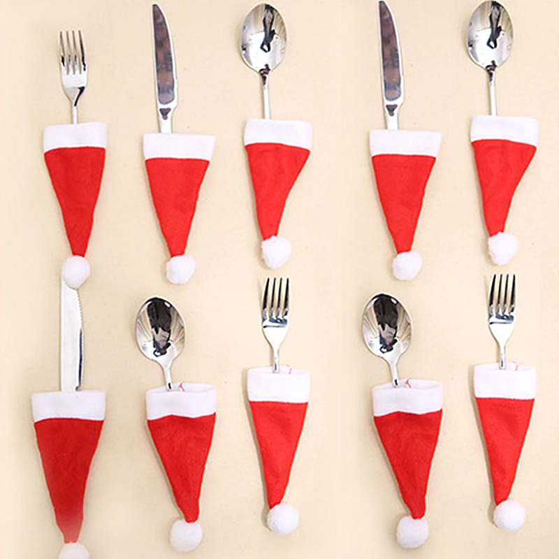 Tableware Holder 10PC Christmas Decorations