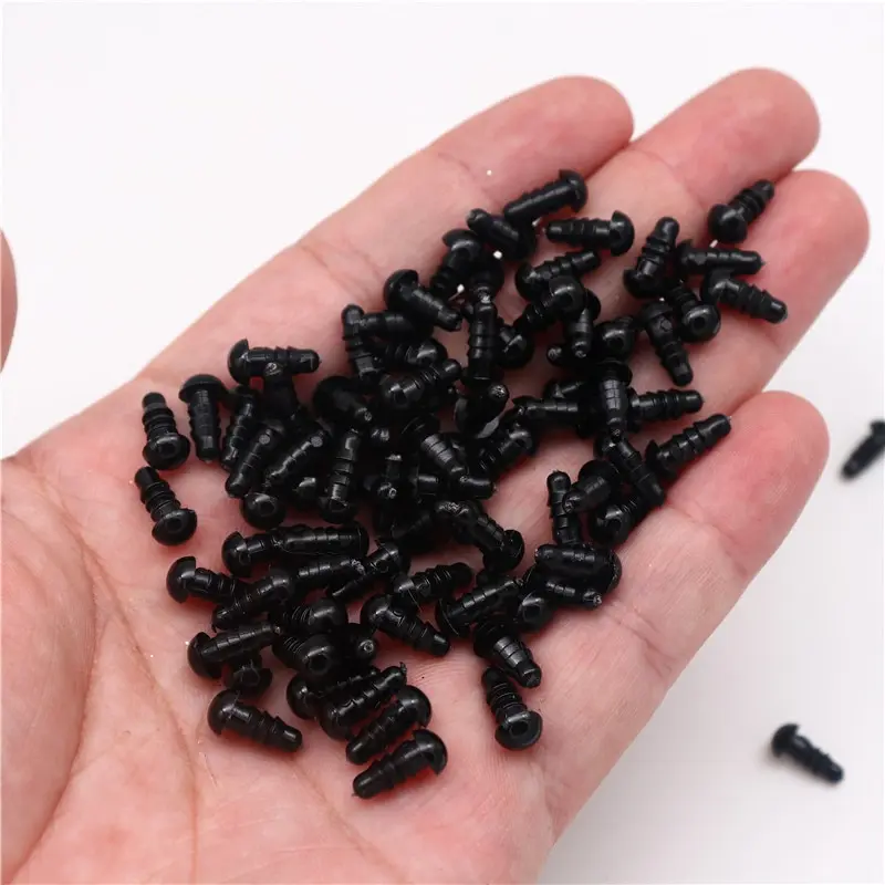 plastic toy eyes 100 Pcs/box Plastic Eye Toy Accessories Screw Eye Plush Doll DIY Eyes G414