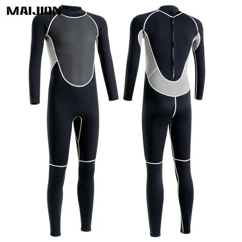 

Men's Women's 3mm Long Wetsuit Neoprene Material Warm Water-proof Swimming Kayaking Surfing Drifting Scuba Diving Wetsuit S-3XL