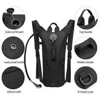 Military Class Camel Backpack with 3L Waterproof Water Bladder for Running, Jogging, Cycling 2