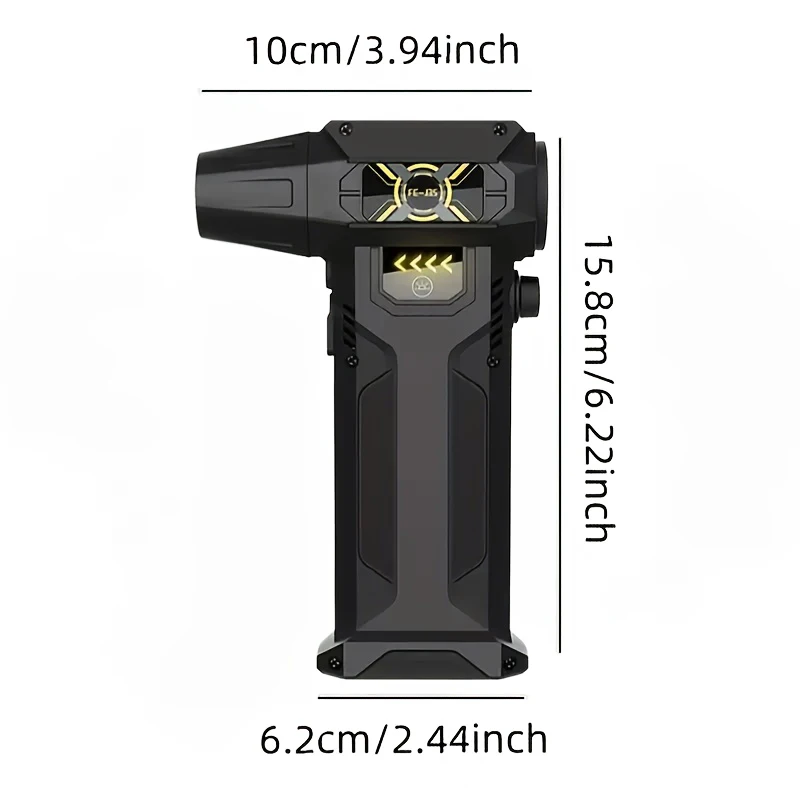 Description Picture 4 of itemIconic Brand 1000000RPM Violent Fan 8000mAh Powerful Electric Air Blower Portable Dust Cleaner TypeC Charge Brushless Turbo Jet Blower