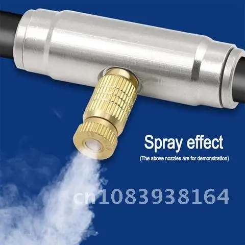 

Pressure High Quality Atomizing Misting Nozzle Spray Injector Atomization Head Mister Mist Spraying System Nozzle High