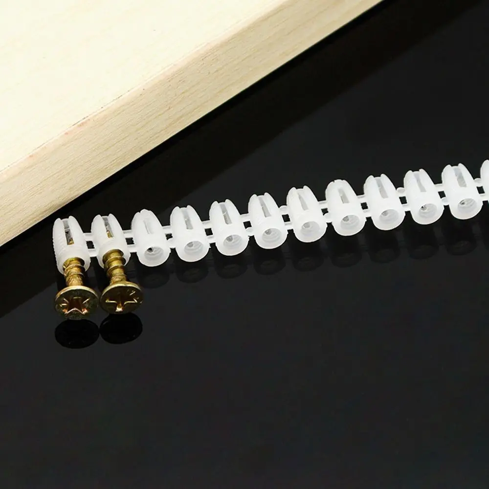 Wall Plug Anchor M4 Expansion Pipe Tube Plastic Expansion Bolt Cabinet Door Hinge Pipe Column Practical Furniture Hardware stainless steel hinges,door hinges,gas strut hinges,plastic hinges,nylon hinges