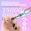 96W Rechargeable Nail LED UV Lamp And 35000RPM Nail Drill Machine with Diamonds Heart-Shaped Design for Manicure Polishing Dryer 3