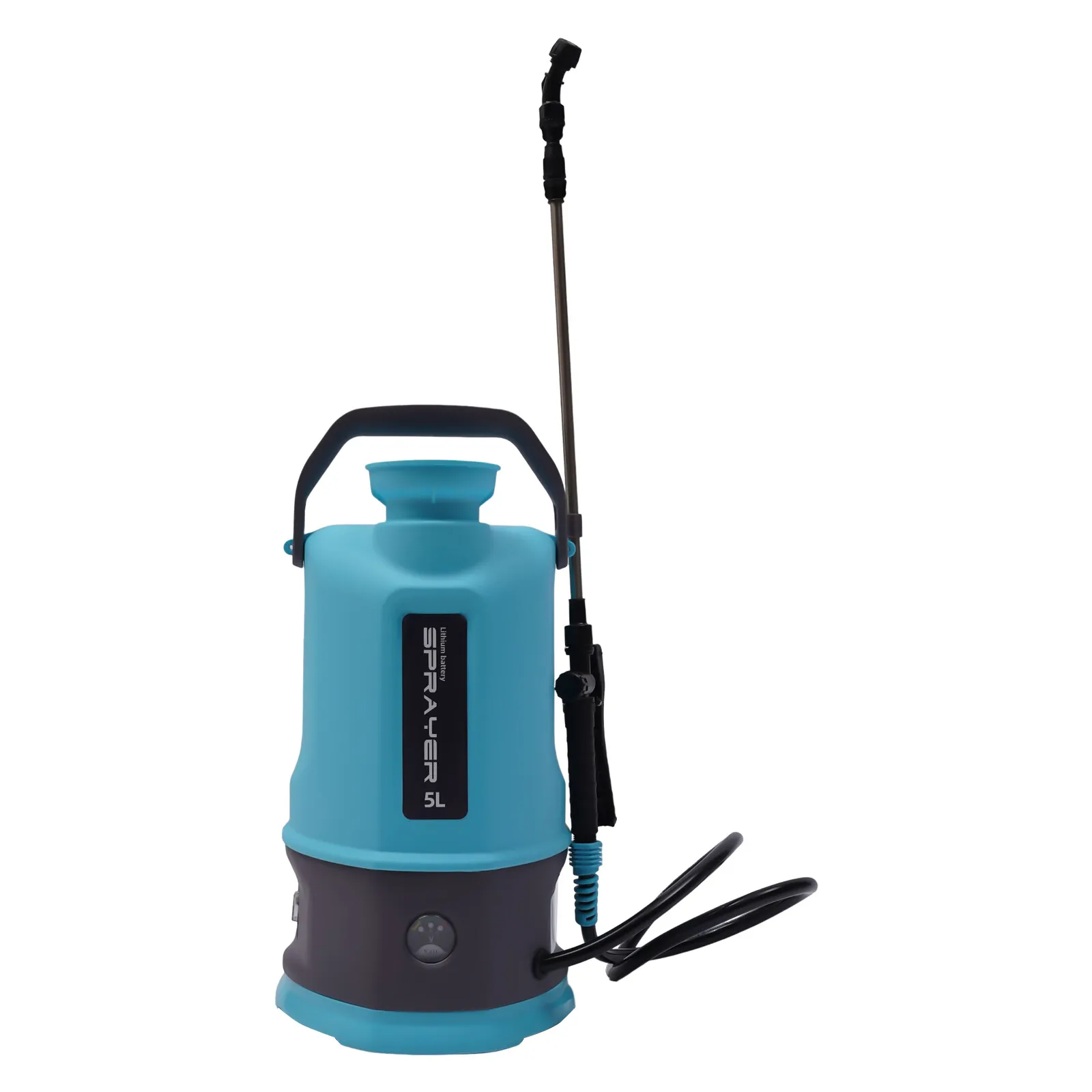 5L/1.32gal Elektrische Akku Drucksprüher Gartenspritze Spritze mit Ladegerät & Düsen