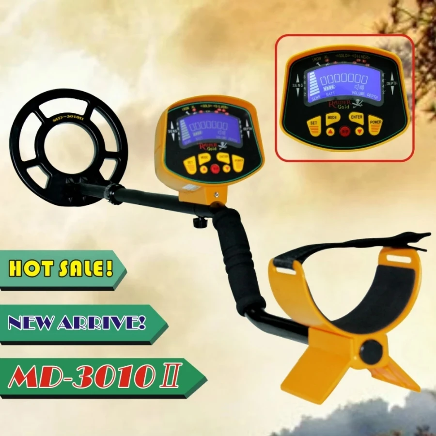 Md-3010Ii Underground Metal Detector Professional Md3010 Nugget Finder Gold Detector Treasure Hunter Md 3010 Metal Detect Search