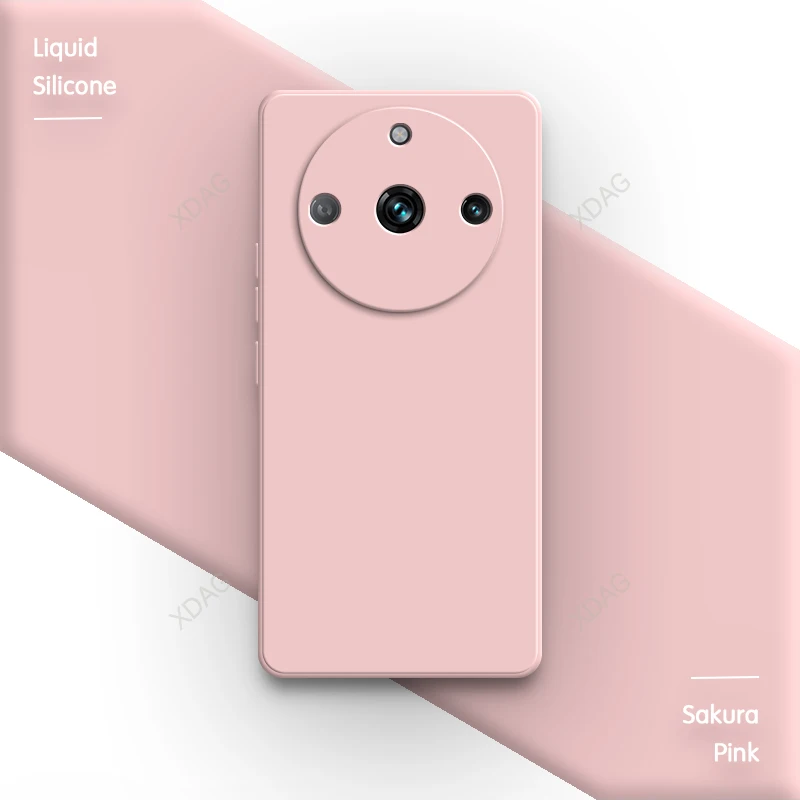 Soft Liquid Silicone Original Back Cover - Basic Phone Case, 6.7