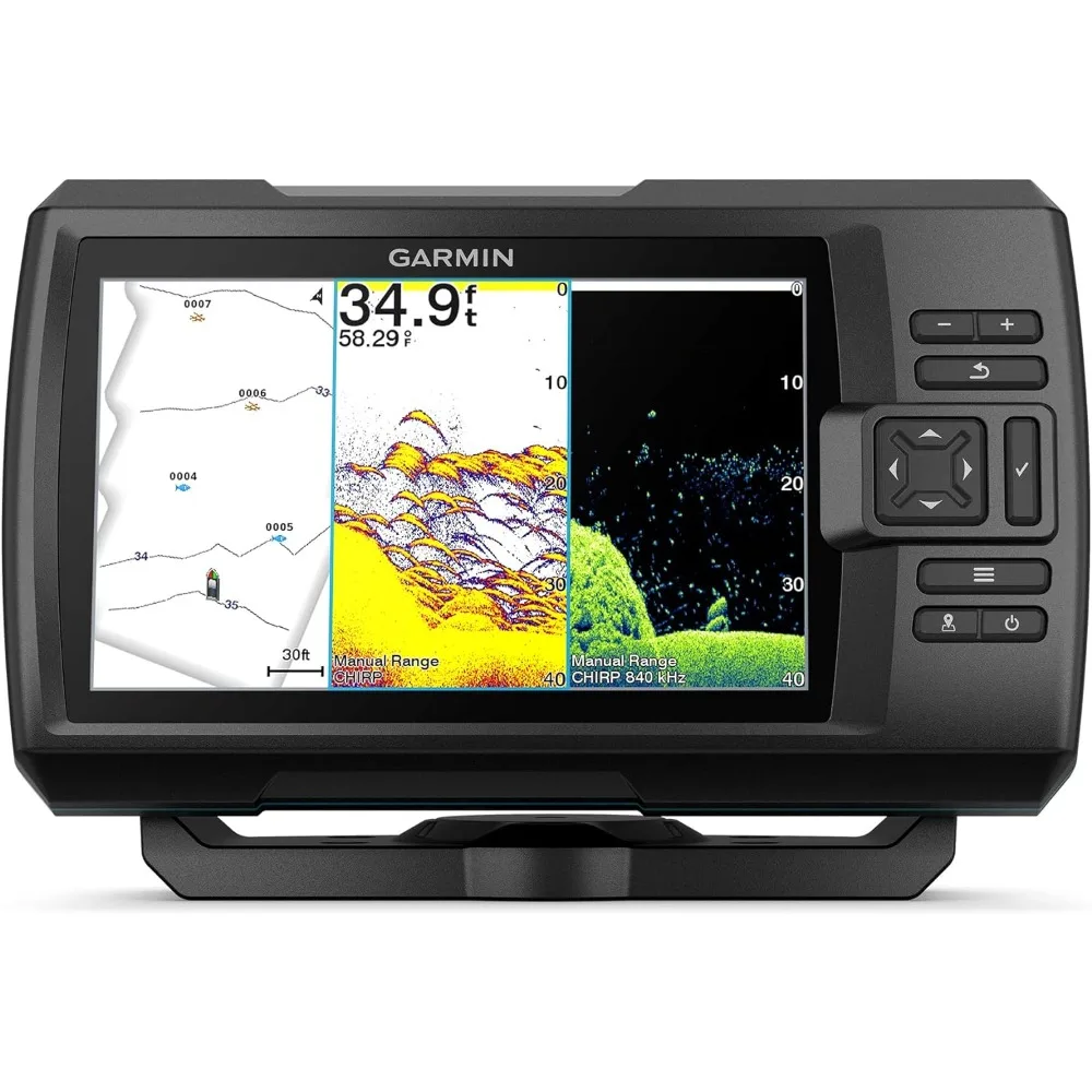 

Striker Vivid 7cv, Easy-to-Use 7-inch Color Fishfinder and Sonar Transducer, Vivid Scanning Sonar Color Palettes