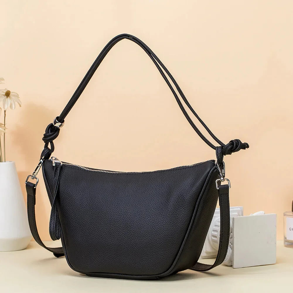 

2024 New Fashion Dumpling Lightweight Small Satchel Underarm Fashionable Shoulder Crossbody Bag Large Capacity Women's B