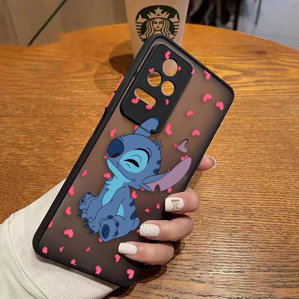 thumbnail image 1 of Matte Case for Redmi A1 K50 K40 GAMING K30 K20 10X 10C 10 9C 9T 9A 9 8 7 PRO 4G 5G Case Funda Coque Lilo & Stitch Cartoon Anime, 1 of 5