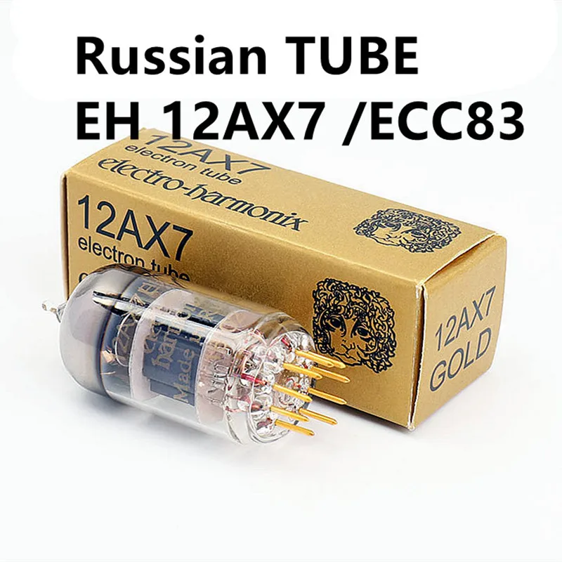 EH 12AX7 ECC83 Vacuum Tube Golden Foot for Tube Amplifier HIFI Audio Power Amplifier Original Exact Match Genuine linlai kt88 d kt88 t hifi kt88 tube replaces 6550 kt88 vacuum tube amplifier hifi audio amp original genuine exact match