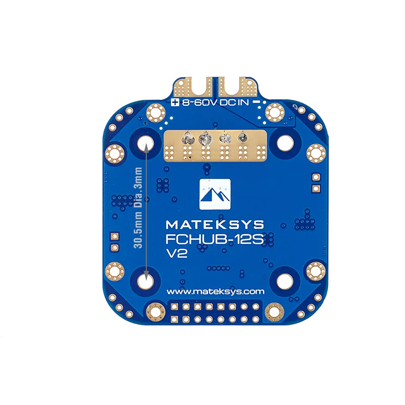 

MATEK PDB FCHUB-12S V2 5V & 12V Output 440A Current Sensor 3-12S LIPO for RC Airplane Multirotor X-Class FPV Cinelifter Drone