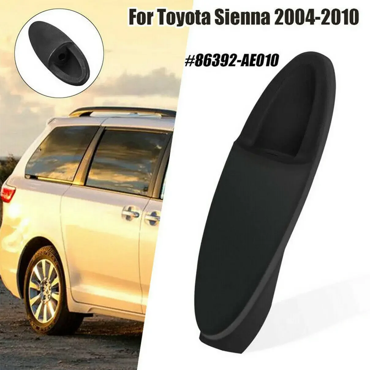 

Manual Antenna Bezel Ornament Radio Base For Toyota Sienna 2004-2010 Antenna Base Fitting 86392-AE010