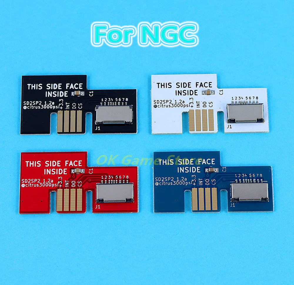 10Pcs Game Cube Sd2Sp2 Sdload Sdl Micro Adattatore Per Scheda Micro Sd Professionale Lettore Di Schede Tf Carico Sd