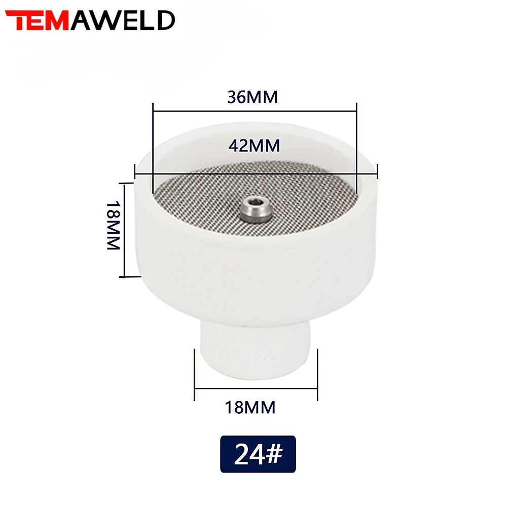 Weiße Keramikdüse Aluminiumoxidbecher für WP9 WP20 WP17 WP18 WP26 WIG-Schweißbrenner Keramik WIG-Schweißbecher Großhandel – Detail 9