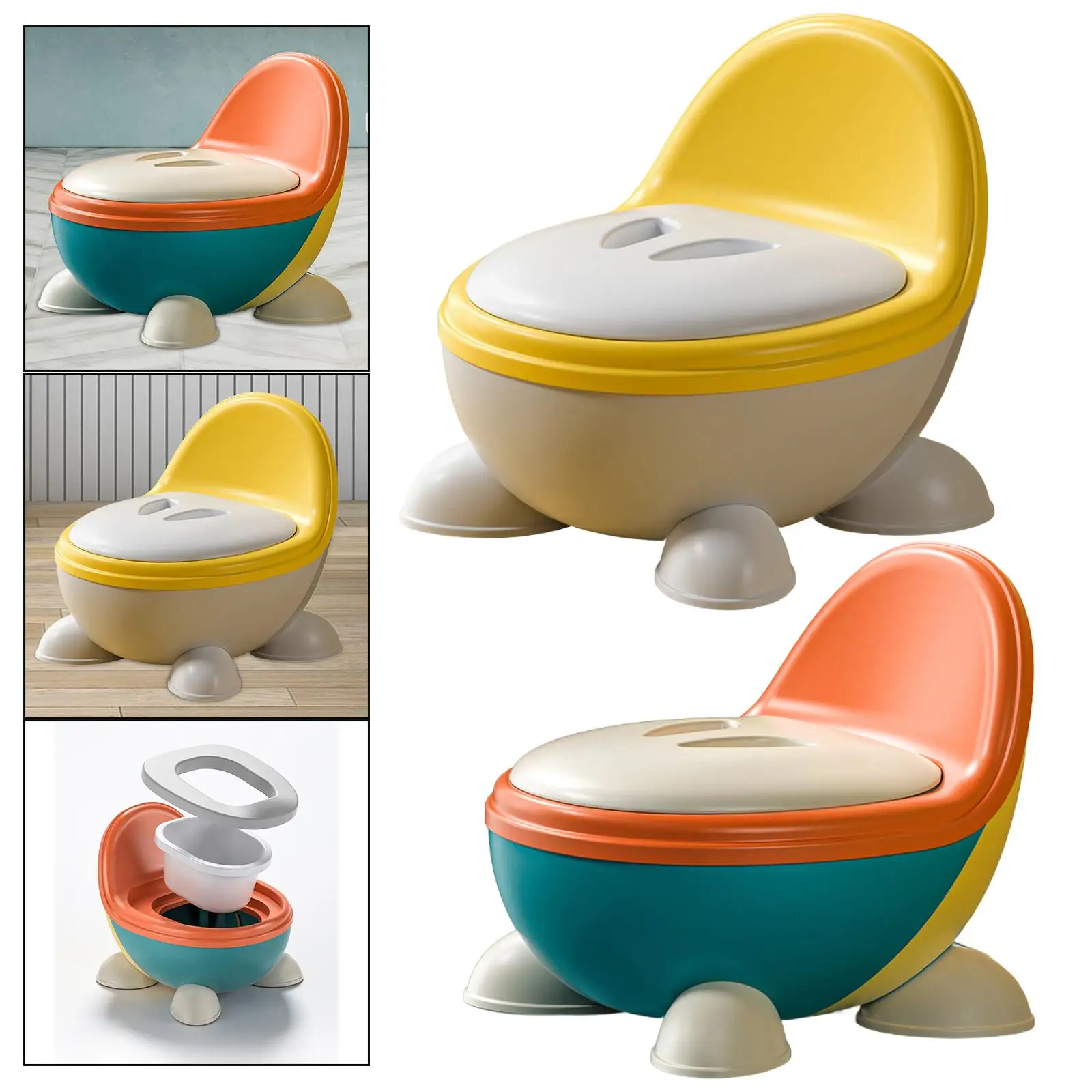 Potty Training Toilet Removable Potty Pot for Kids Boys Girls Ages 1-3 Years