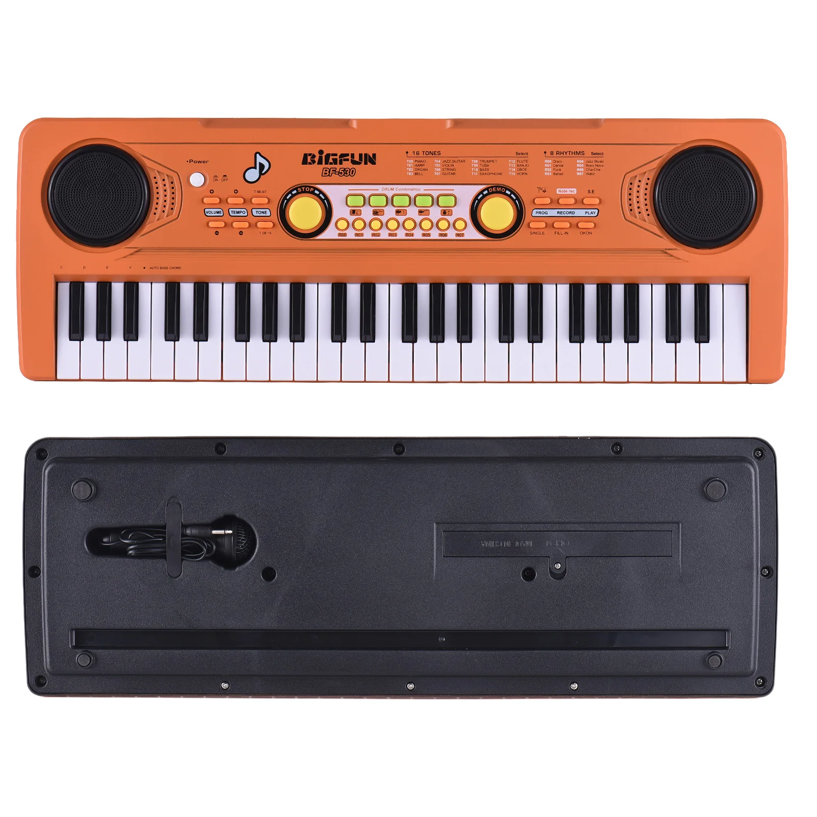 Keyboards Piano 49 Key Portable Electronic Keyboard Piano 16 Tones 8Rhythms 5 Percussion 6 Demos Speaker Musical Instrument