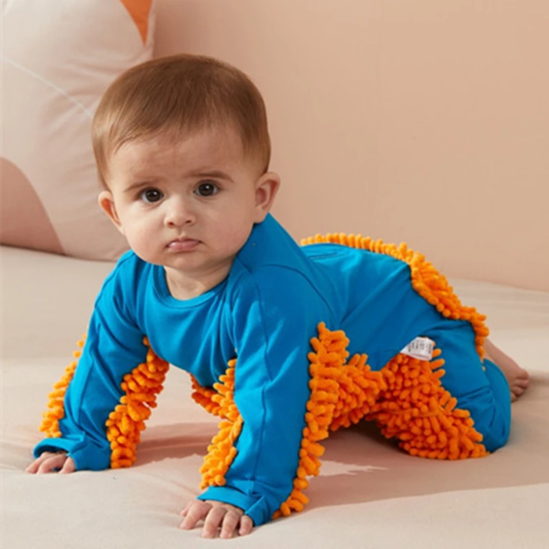 Spring Infant Baby Boy Girl Rompers Newborn Baby Jumpsuit Mop Boys Girls Baby Crawl Solid Baby Girls Clothes Rompers