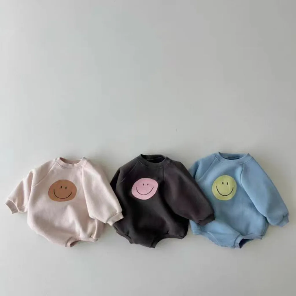 

2024 Spring New Baby Long Sleeve Casual Bodysuit Newborn Toddler Cartoon Print Jumpsuit Cotton Infant Boy Girl Clothes 0-24M