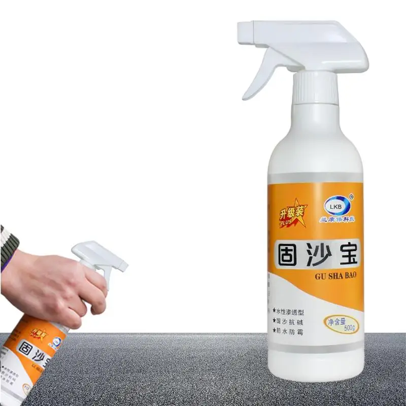 Sand Fixing Agent Spray Clear Penetrating Water Wall Protection Spray Wall Repair Multi-use Invisible Transparent Glue 500ml