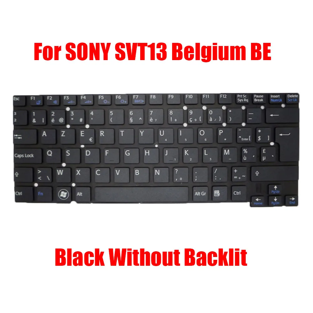 

BE SP SW TR Laptop Keyboard For SONY SVT13 149111111BE HMB8809NWB HMB8809NWA 149111411TR Belgium Spanish Swiss Turkish Black New