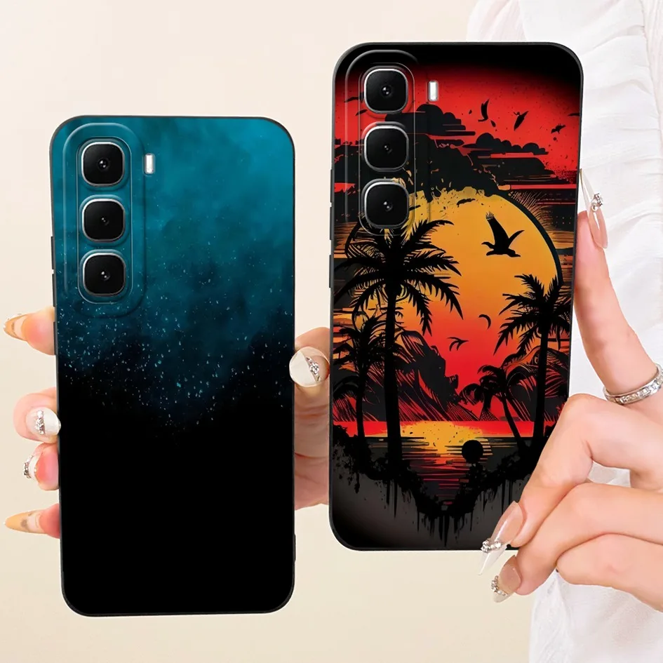 Cute Cartoon Candy Color Anti-Slip Silicone Phone Case with Lens Protection